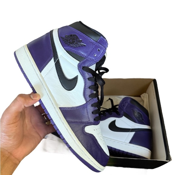 Jordan 1 Retro High (Court Purple White) - Picture 2 of 5